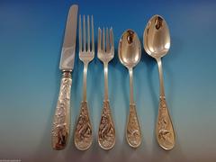 Audubon by Tiffany & Co. Sterling Silver Flatware Set Service 43 Pieces