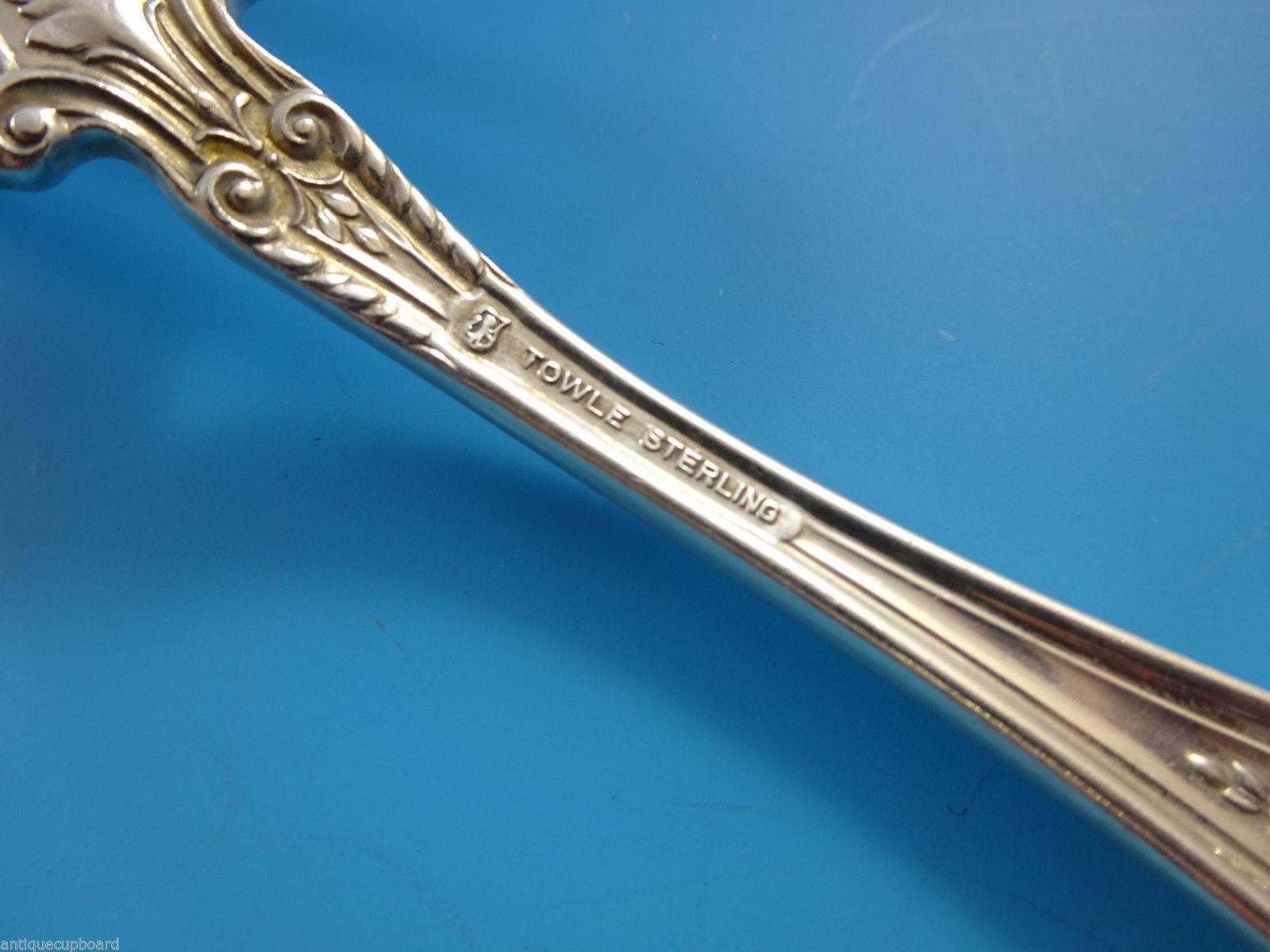 Mid-20th Century King Richard by Towle Sterling Silver Flatware Set for Eight Service 40 Pieces