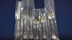 LA Parisienne by Reed & Barton Sterling Silver Flatware Set Eight Dinner 55 Pcs