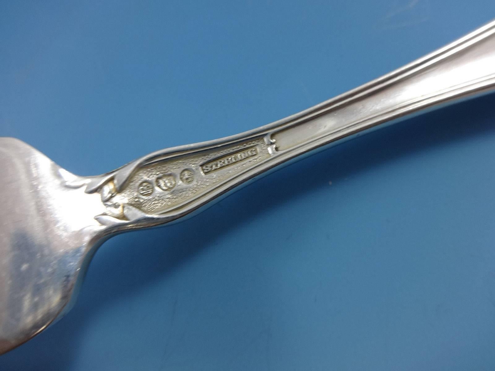 Juego de cubiertos de plata de ley Meadow Rose by Wallace Servicio 50 piezas principios del siglo XX en venta