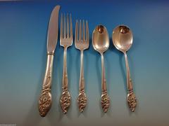 Enchanting Orchid by Westmorland Sterling Silver Flatware Service 12 Set 64 Pcs