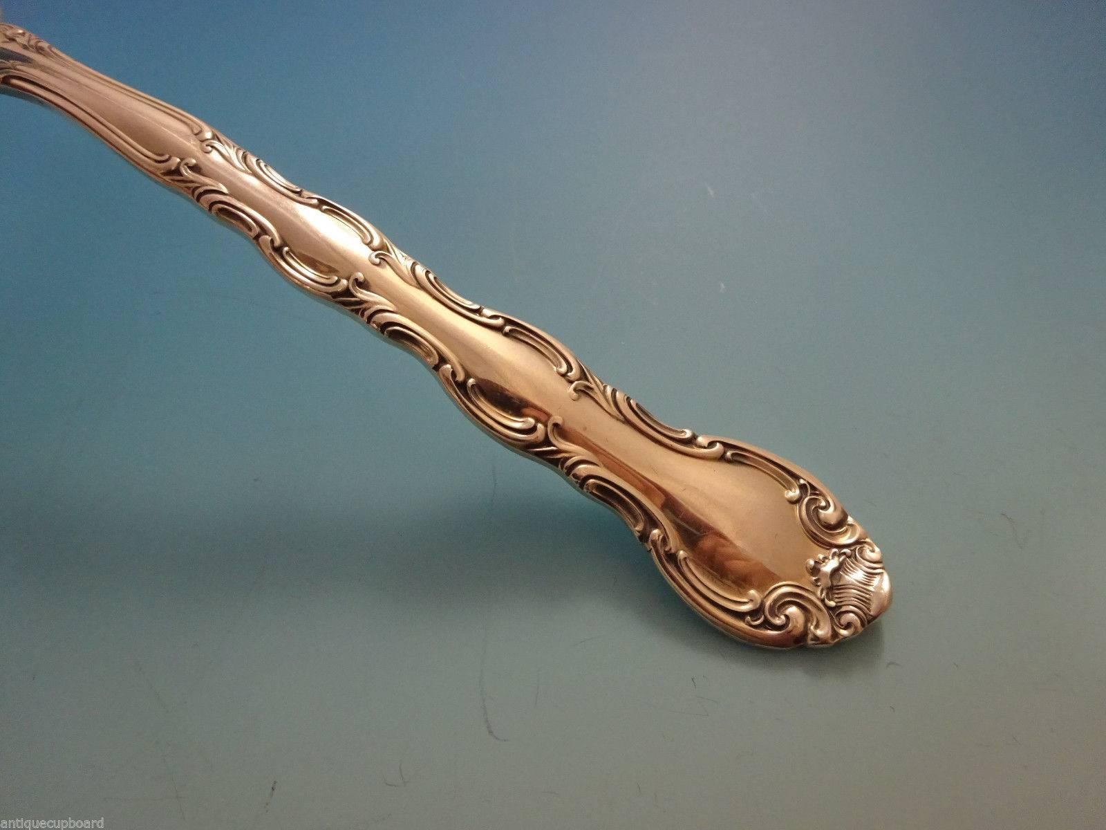 French Scroll by Alvin Set di posate in argento sterling per 12 persone Servizio 48 pezzi In condizioni ottime in vendita a Big Bend, WI
