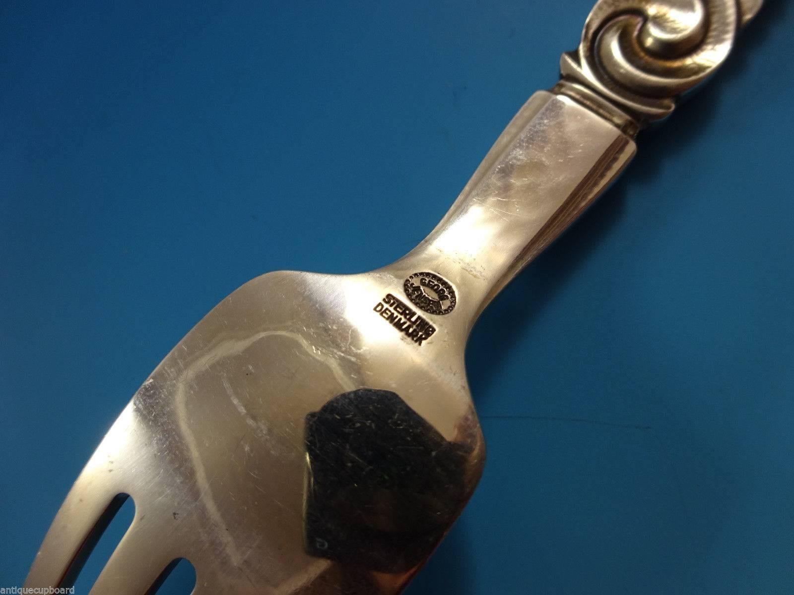 Danish Scroll by Georg Jensen Sterling Silver Flatware Dinner Set 12 Service 175 Pcs