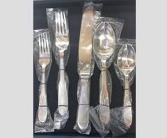 New Mitra by Georg Jensen Stainless Steel Flatware Set for Eight Service 40 Pcs