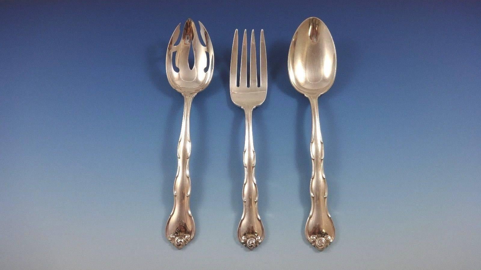 American Rondo by Gorham Sterling Silver Flatware Set Service 45 Pieces For Sale