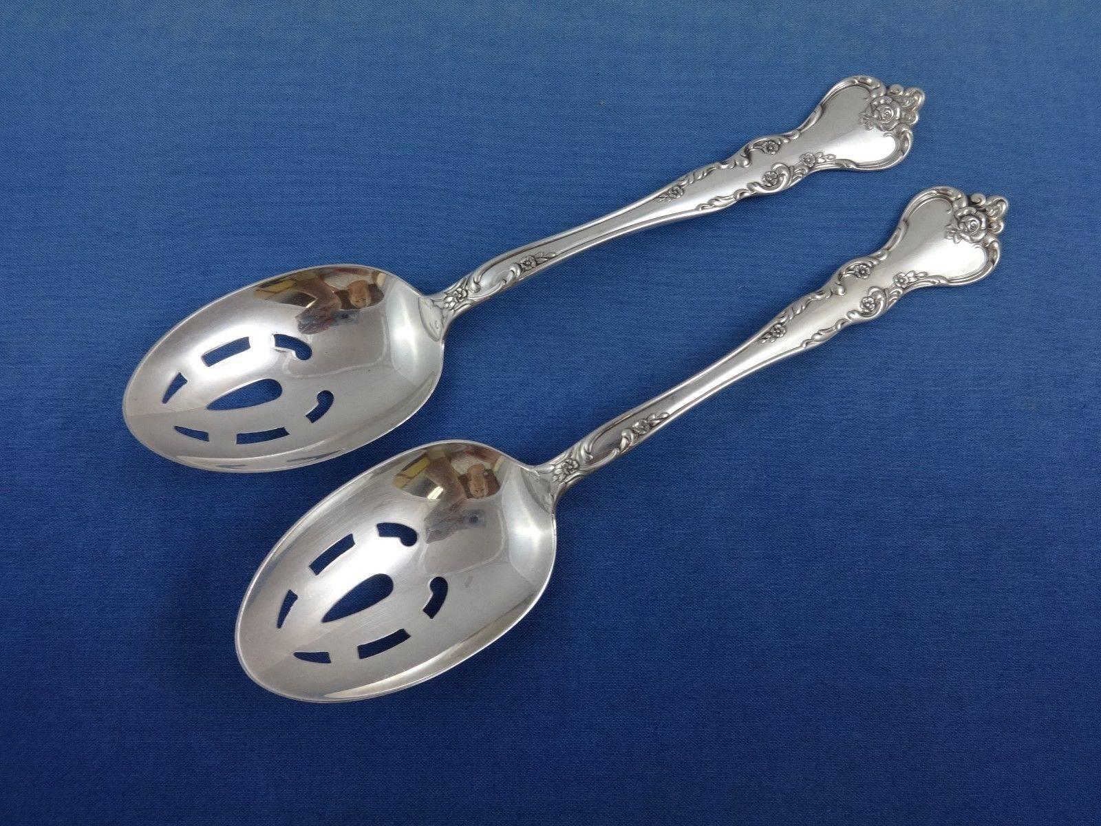 Juego de Cubiertos de Plata de Ley Savannah by Reed & Barton 12 Servicios Almuerzo 55 Piezas mediados del siglo XX en venta