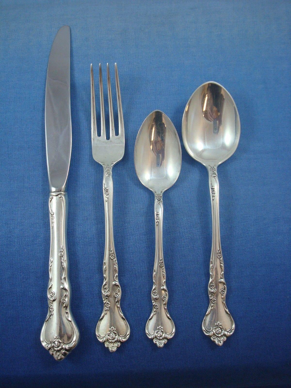 Americano Savannah by Reed & Barton - Servizio di posate in argento sterling - Set di 65 pezzi in vendita