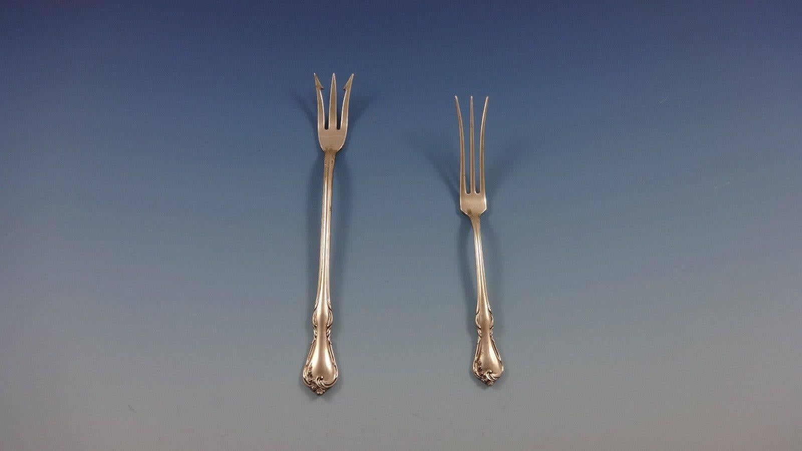 Rose Cascade by Reed & Barton Sterling Silver Flatware Service 8 Set 47 Pieces 2