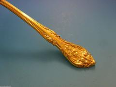 King Edward by Gorham Sterling Silver Flatware Service for 8 Set 34 Pcs Vermeil