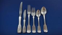 Winterthur by Reed & Barton Sterling Silver Flatware Set Eight Dinner 48 Pcs