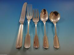Fiddle Thread by Frank Smith Sterling Silver Flatware Service 12 Set 60 Pieces