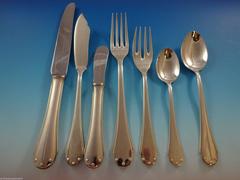 Bugatti by Calegaro Sterling Silber Tafelbesteck Service 76 Teile:: Italien