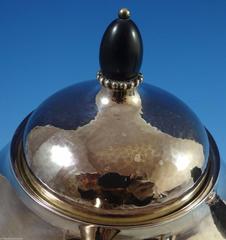 Number 80 by Georg Jensen Sterling Silver Tea Set of Four-Pieces. (#1159)