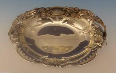 Blackberry by Tiffany & Co. Sterling Silver Bread Basket with Handle, Hollowware