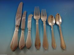 Continental by Georg Jensen Sterling Silver Flatware Set Service 28 pcs Dinner