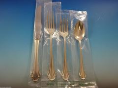 Bel Chateau by Lunt Sterling Silver Flatware Set 12 Service 50 Pieces New Unused