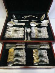 Bridal Flower by Watson Sterling Silver Flatware Set 12 Service 83 Pieces Dinner