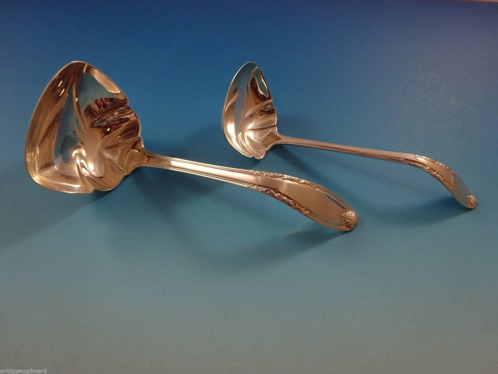Leonore by Manchester Sterling Silver Flatware Set for 12 Service 94 Pieces 2