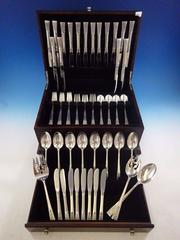 Columbine by Lunt Sterling Silver Flatware Service for Eight Set 59 Pieces