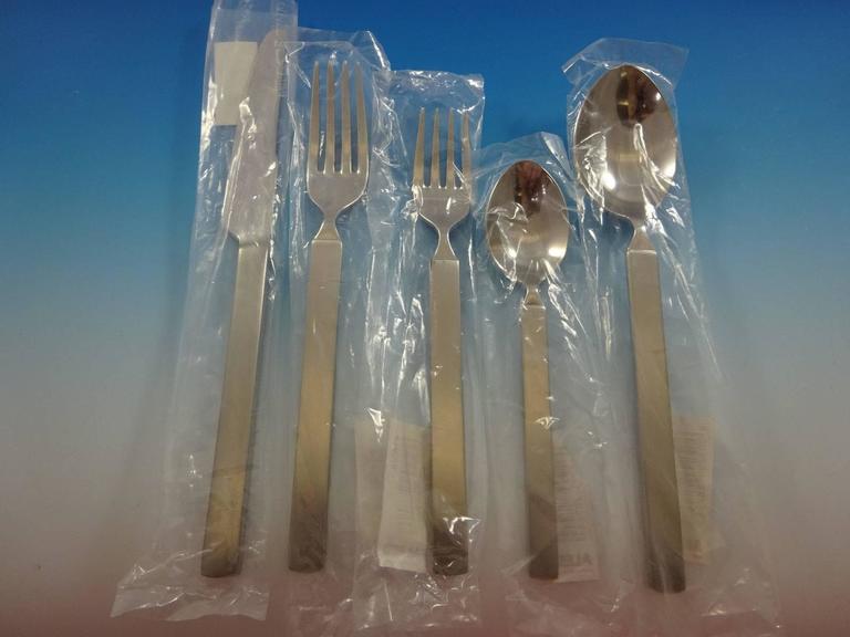 Dry Matte by Italy Stainless Steel Flatware Set of 12 Service, 60