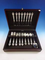 Delacourt by Lunt Sterling Silver Flatware Service for Eight Set 33 Pieces