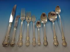 French Provincial by Towle Sterling Silver Flatware Set 12 Service 118 Pcs, Huge