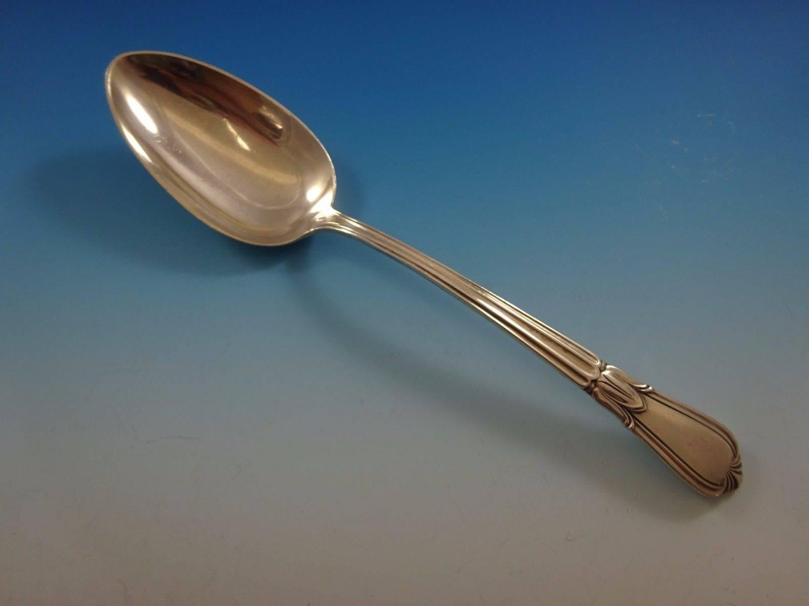 20ième siècle Service de couverts en argent sterling pour 8, ensemble de 42 pièces Troubadour de Frank Whiting