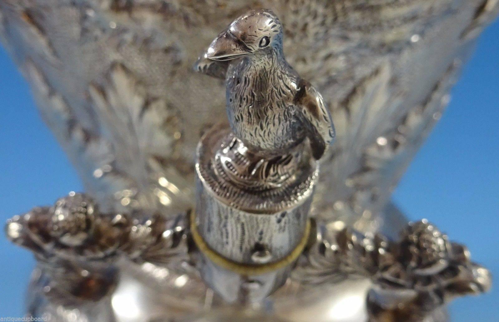 Repousse by Kirk Sterling Silver Hot Water Urn Architectural Scene 2