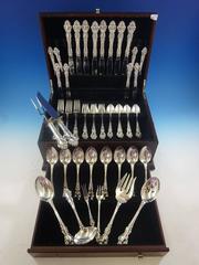 Spanish Baroque by Reed and Barton Sterling Silver Dinner Flatware Service 8 Set