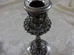 Grande Imperiale Buccellati Sterling Silver Candlesticks Pair, Italy Hollowware