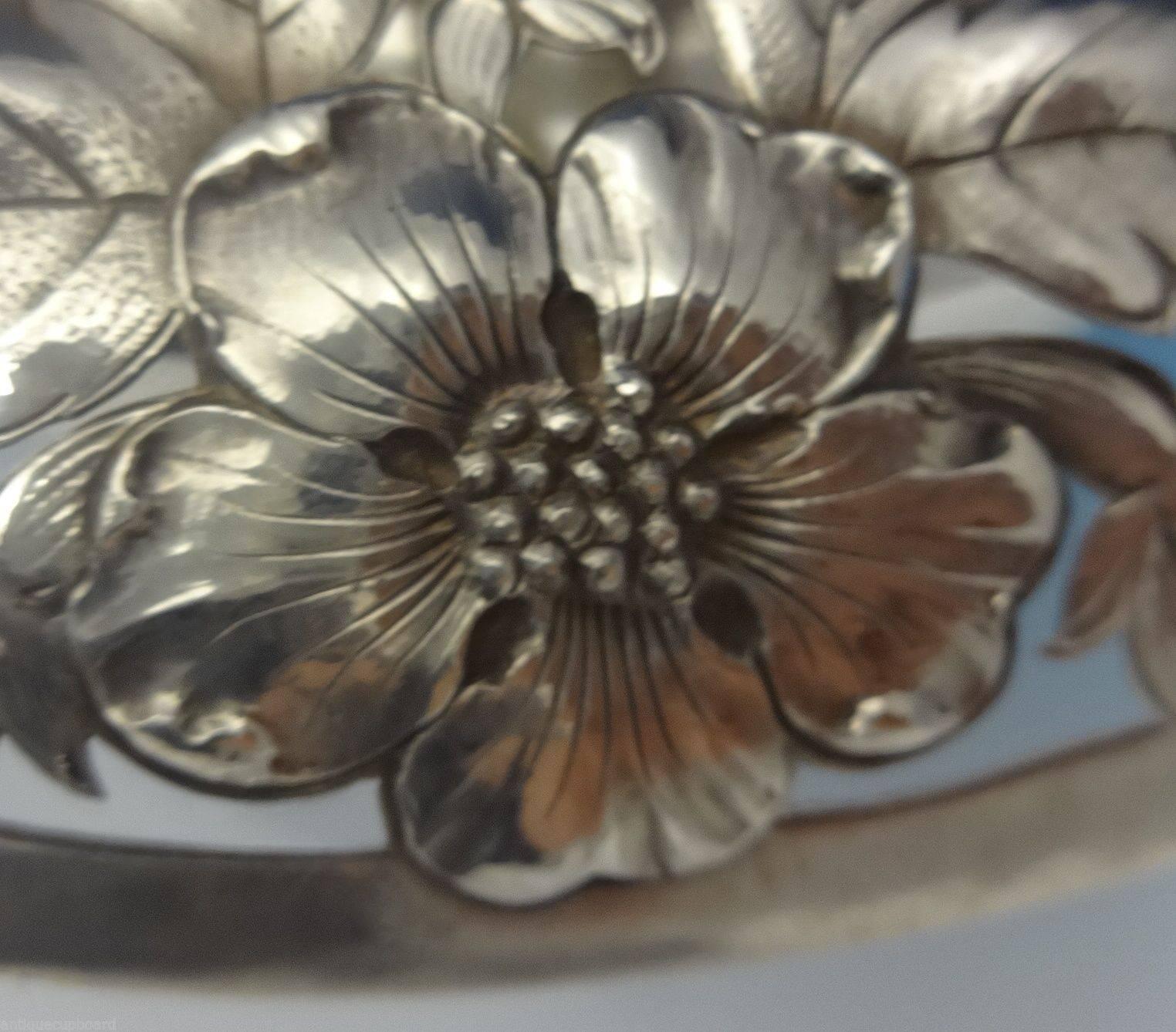 20th Century Gorham Sterling Silver Centerpiece Bowl with Wide Pierced Border, Hollowware