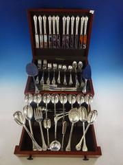 Charles II by CJ Vander Sterling Silver Flatware Service 12 Set 107 Pcs Dinner