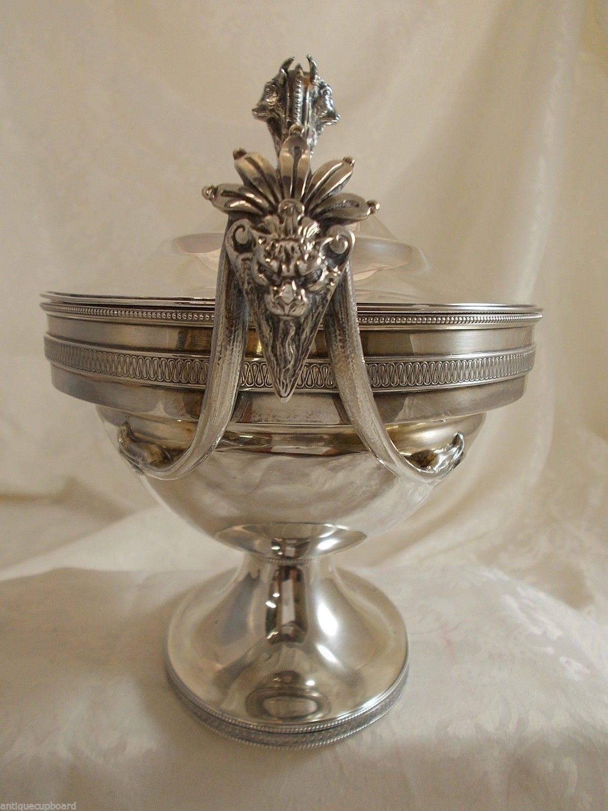 Gorham Sterling Silver Tureen with 3D Bull Finial Figural Exceptional Hollowware 2