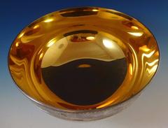 Franklin MInt Sterling Silver 24-Karat Gold Punch Bowl