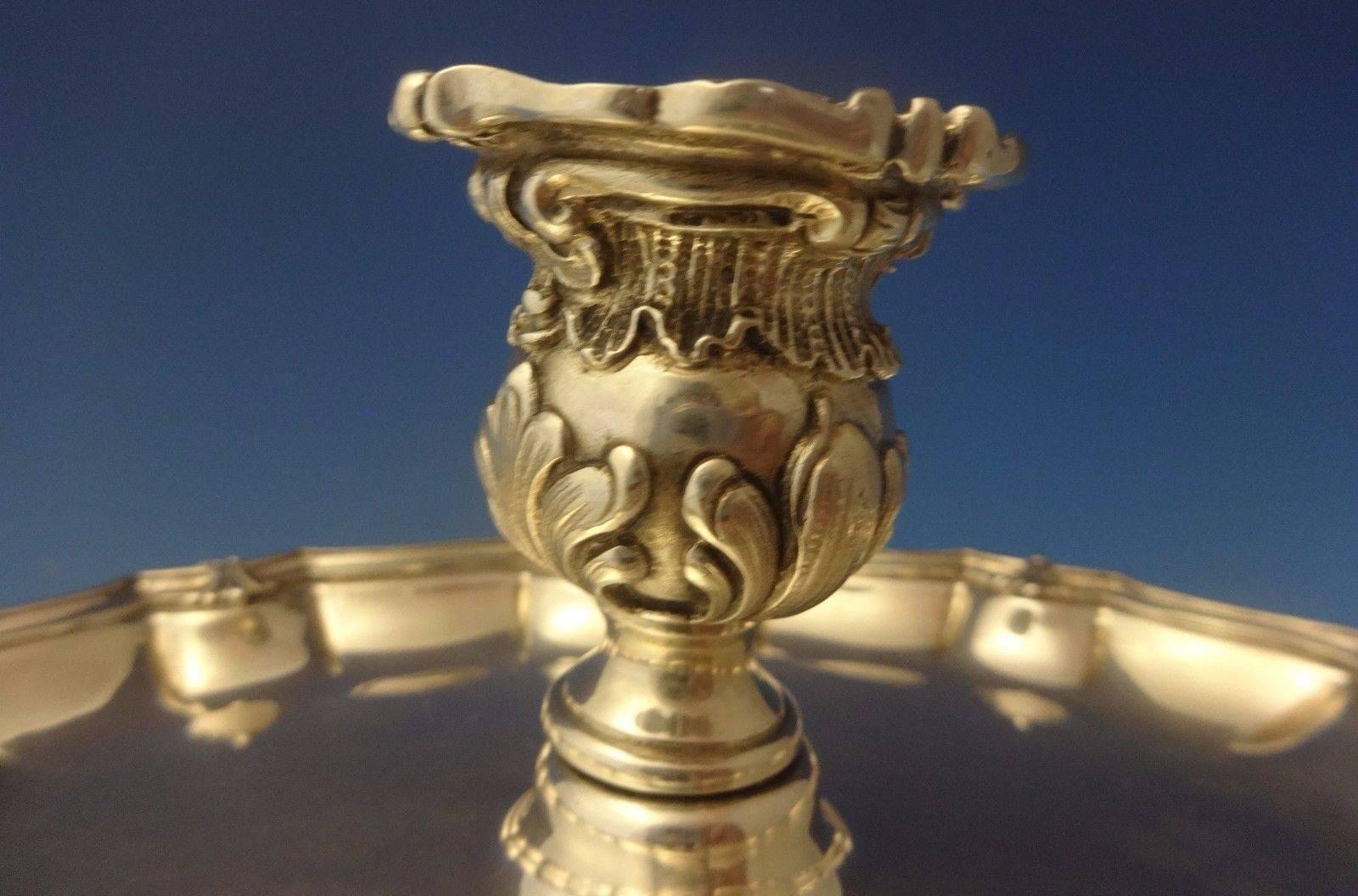 20th Century Grande Imperiale Buccellati Sterling Chamber Stick Candleholder, Rare Hollowware