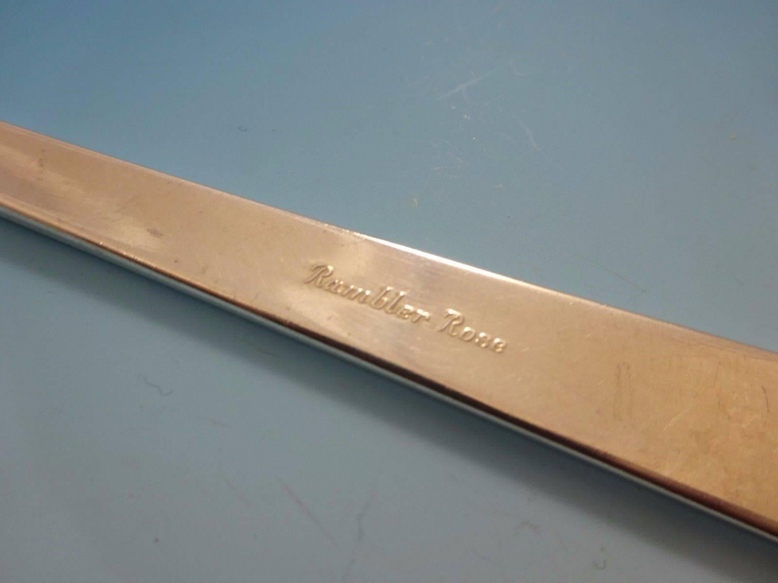 Rambler Rose by Towle Cubiertos de Plata de Ley Servicio para 12 Juego de 60 Piezas en venta 1