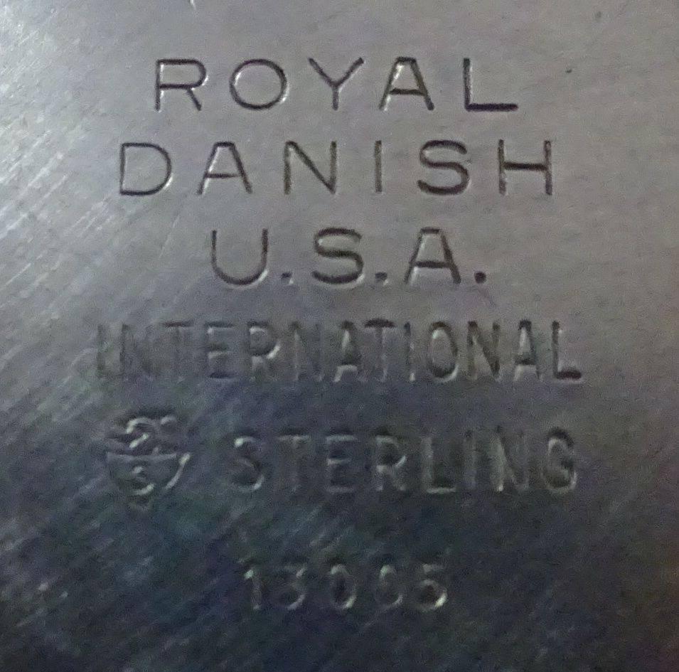 Mid-Century Royal Danish by International Sterling Silver Tea Set Five-Piece 6