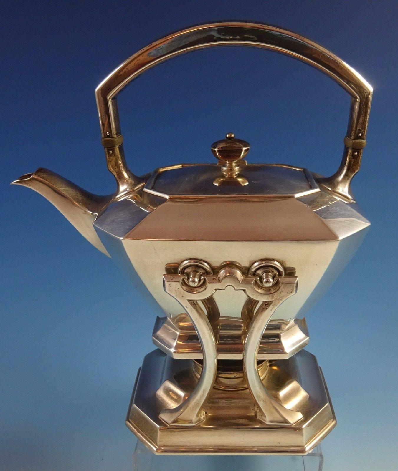 gorham silver tea set