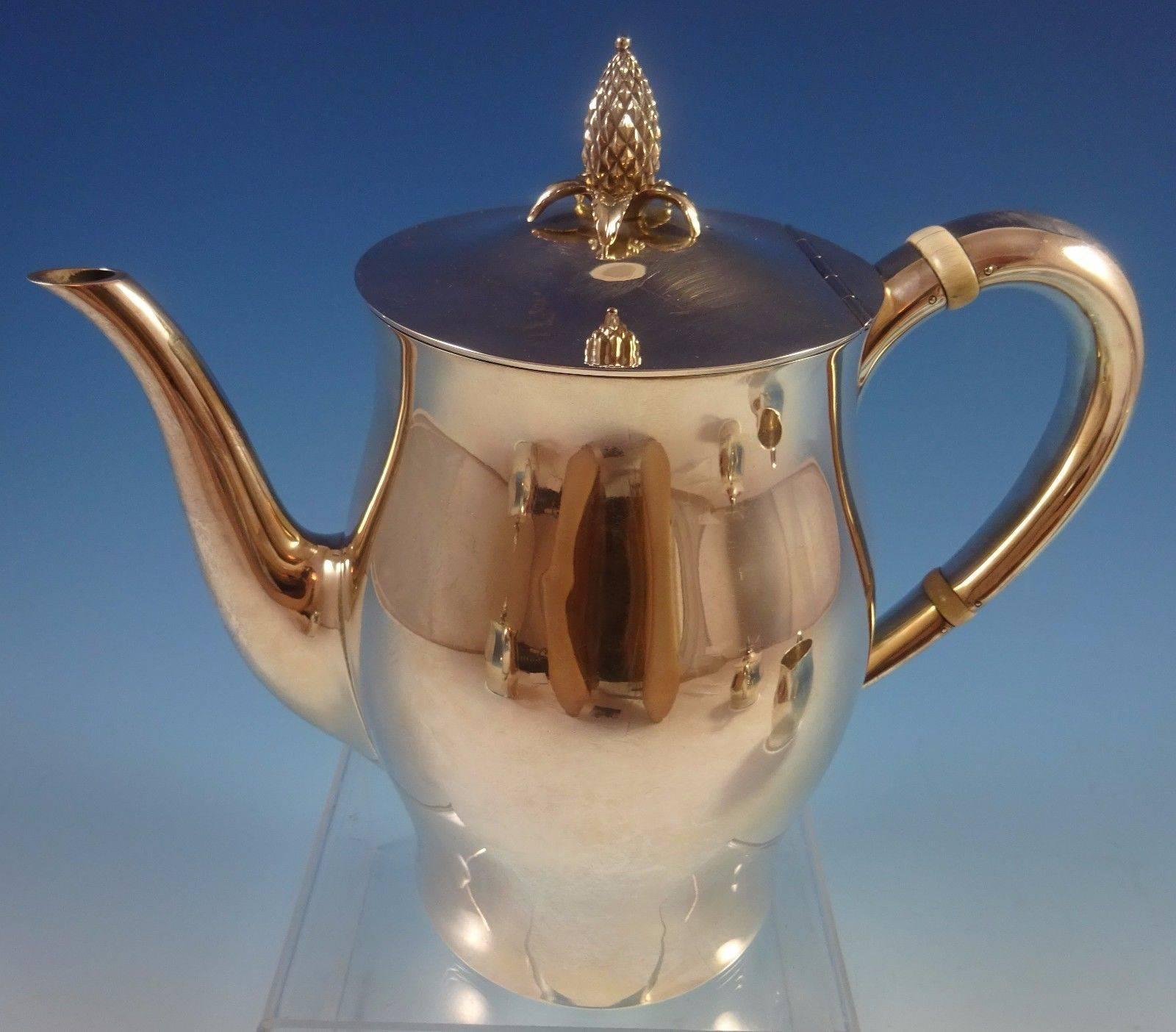 20th Century Paul Revere by Tuttle Sterling Silver Tea Set of Four Pieces Hollowware