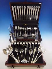 Carmel by Wallace Sterling Silver Flatware Service for 12 Dinner Set 110 Pieces