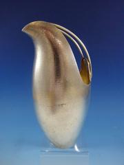 De Vecchi Sterling Silver Vase Pitcher Jug Mid-Century Modern, Italy Hollowware