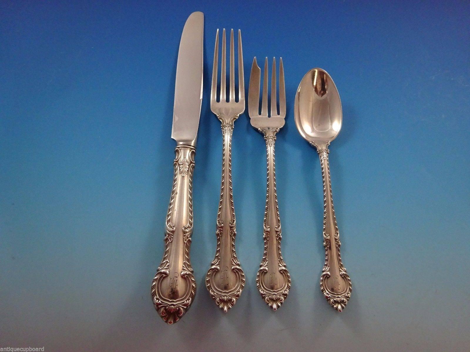 english gadroon sterling silver flatware