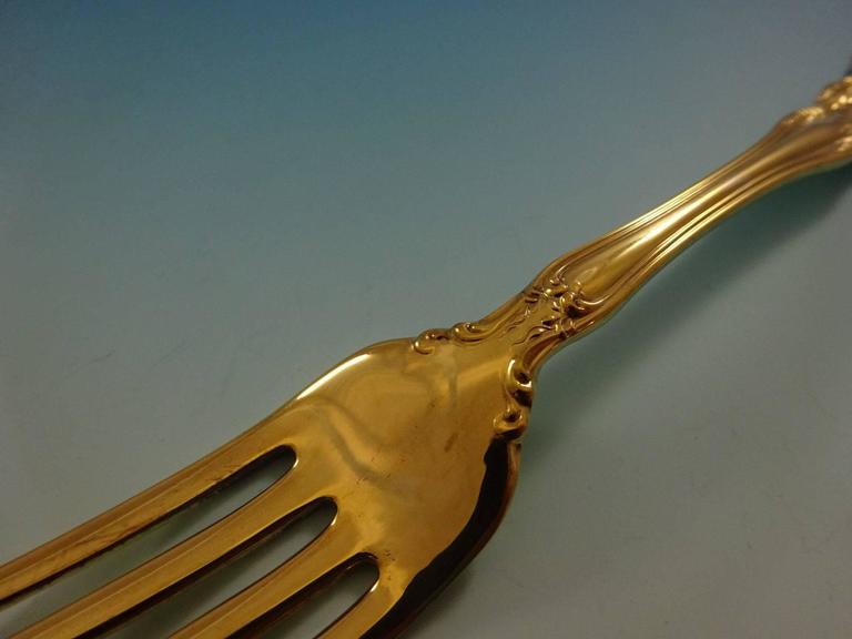 Old Atlanta Gold by Wallace Sterling Silver Flatware Service 8 Set