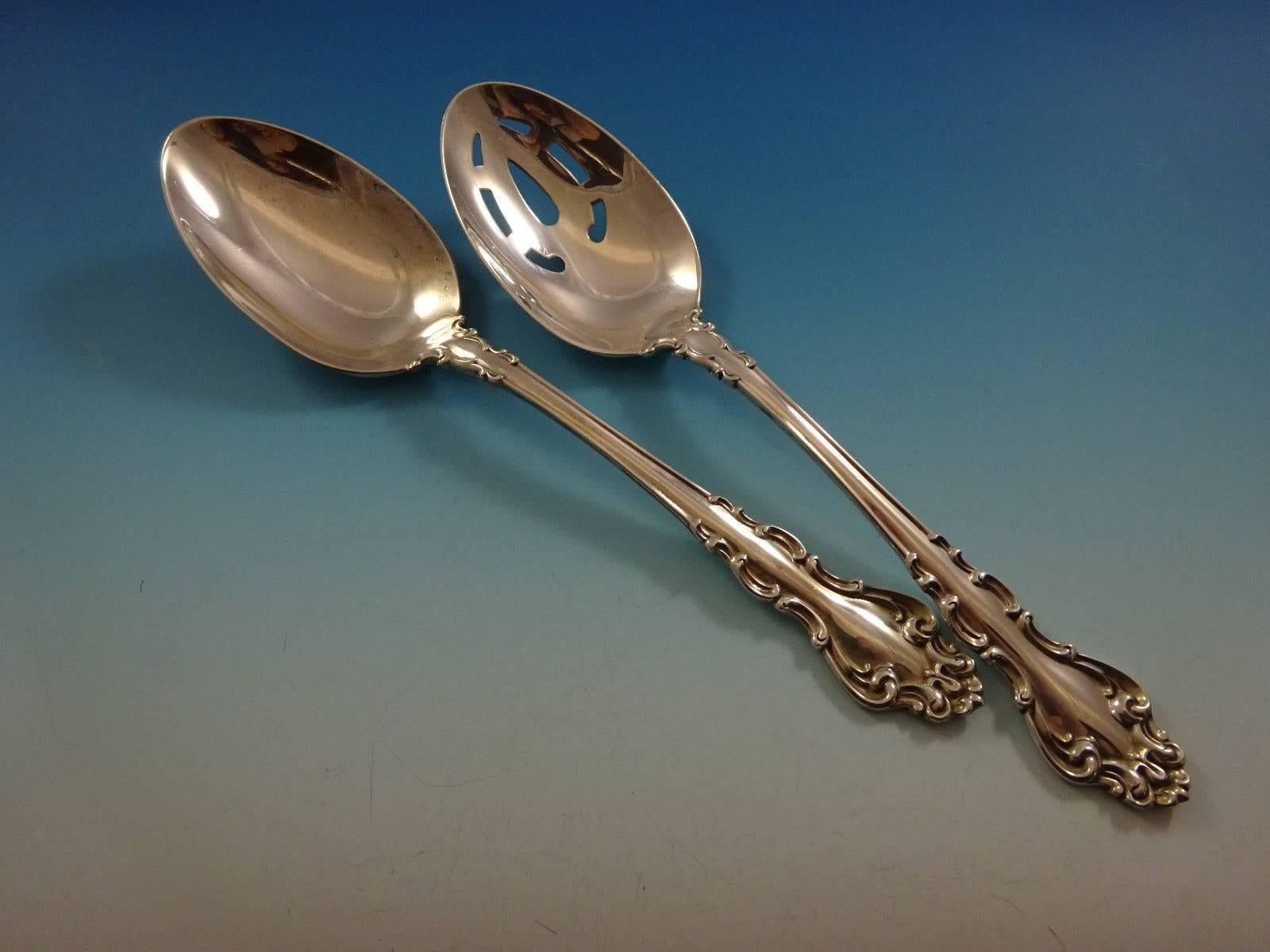 Spanish Baroque by Reed and Barton Sterling Silver Flatware Set Service Dinner  For Sale 1