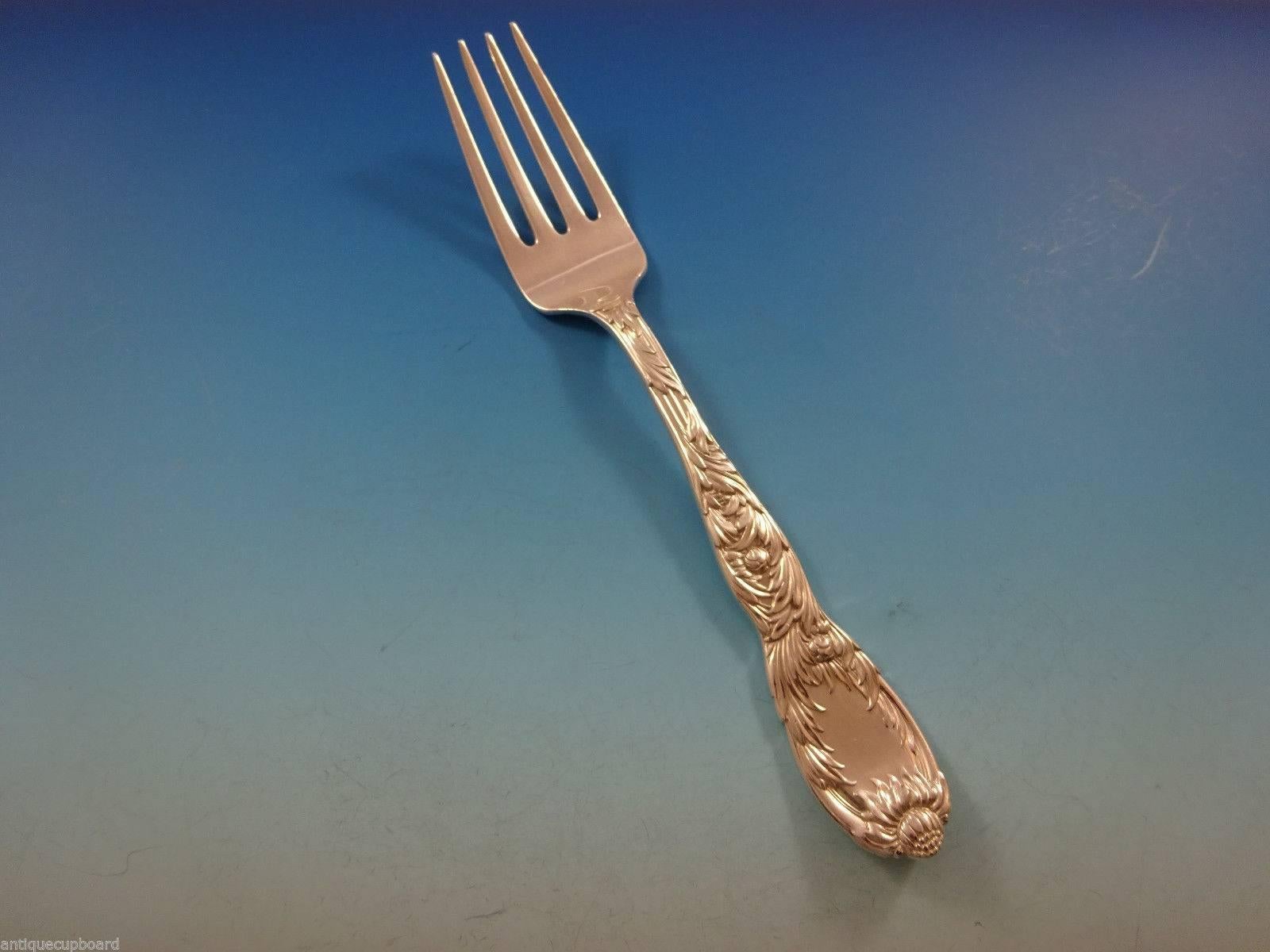 Chrysanthemum by Tiffany Sterling Silver Flatware Set 12 Service Dinner & Lunch 1