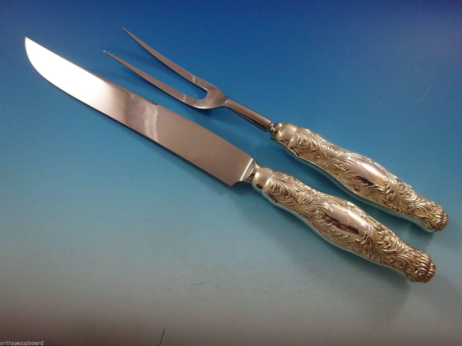 Chrysanthemum by Tiffany Sterling Silver Flatware Set 12 Service Dinner & Lunch 4