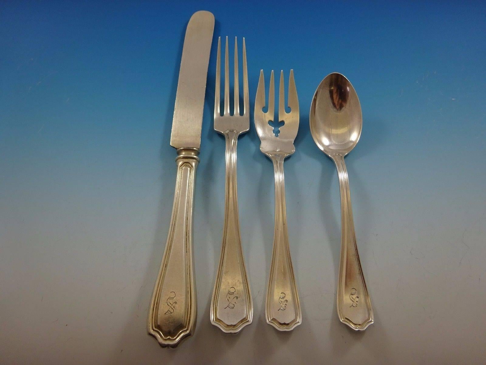 Hepplewhite by Reed & Barton Sterling Silver Flatware Set 12 Service 
