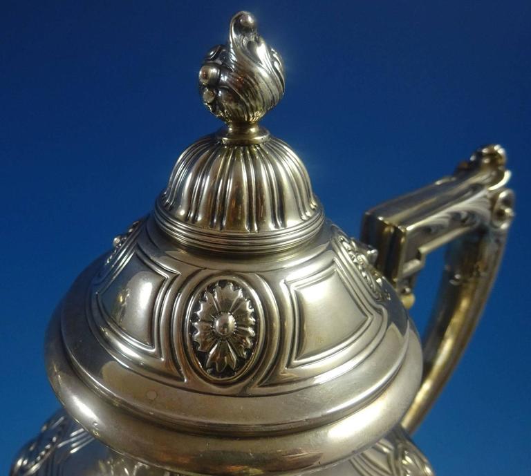 King by Gorham Sterling Silver Tea Set of Five Pieces