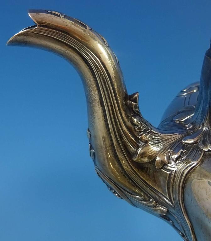 King by Gorham Sterling Silver Tea Set of Five Pieces