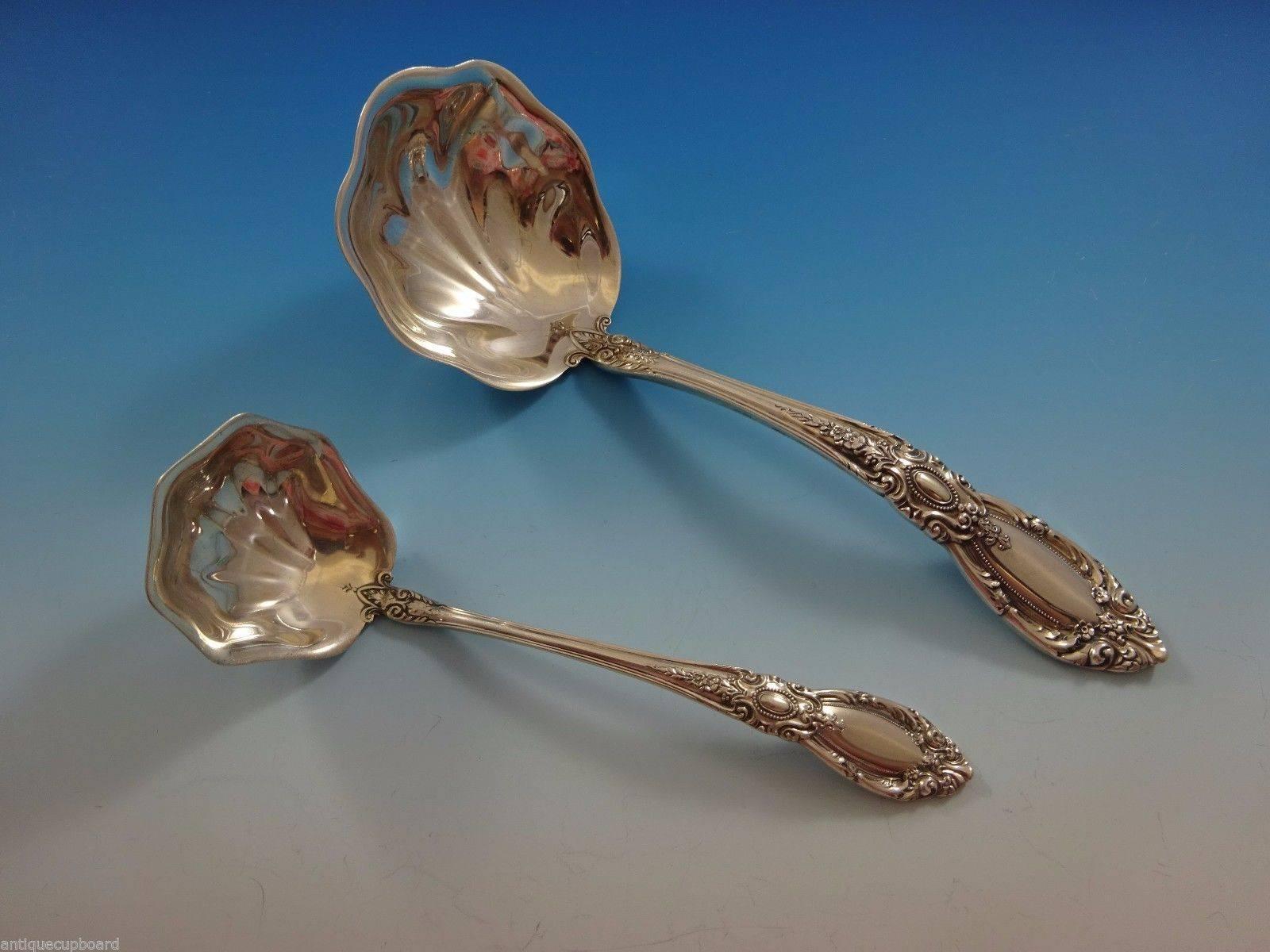 20th Century King Richard by Towle Sterling Silver Flatware Service Set of 24 For Sale